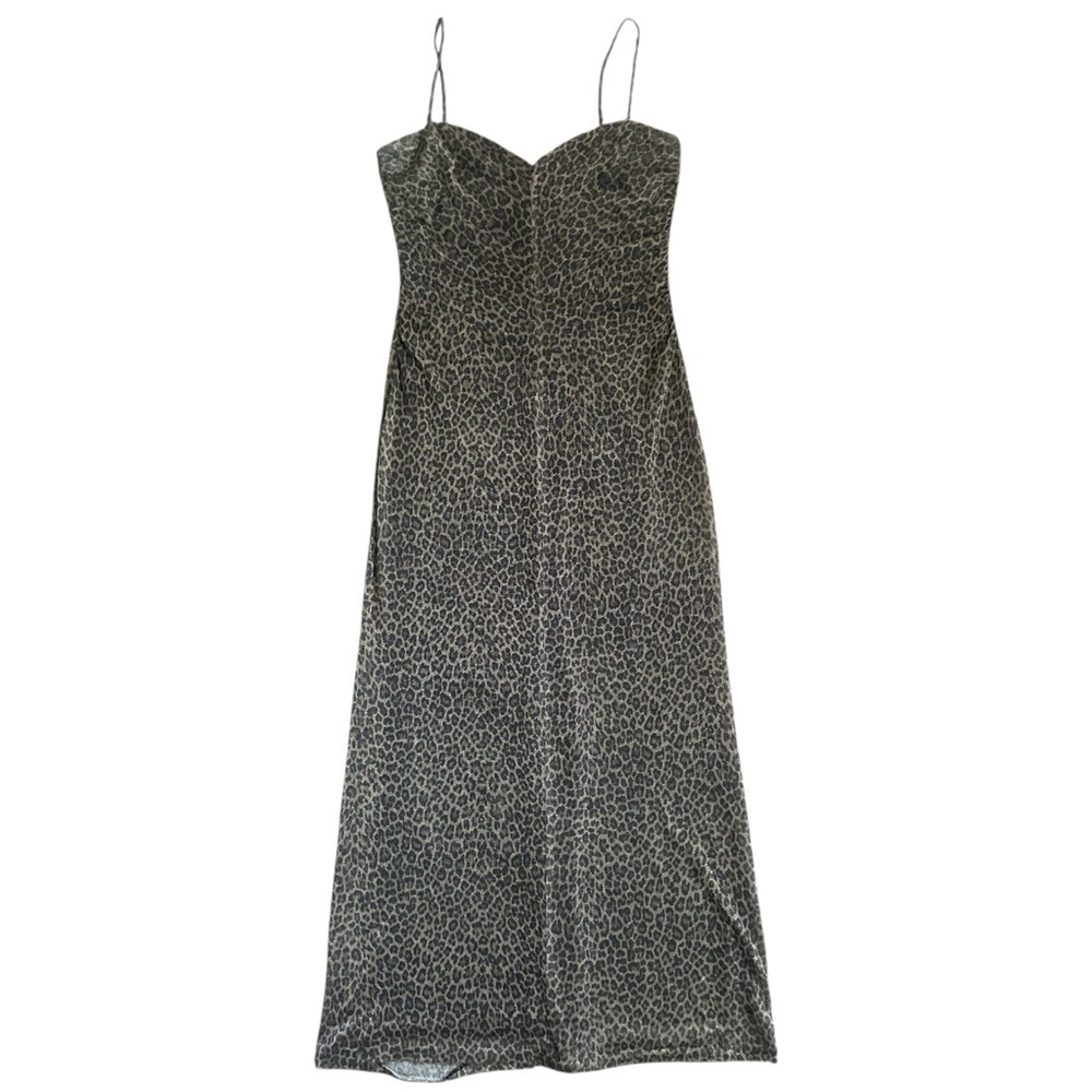 Andrea Polizzi for Rex Lester Leopard Print Vintage Gown Size 10